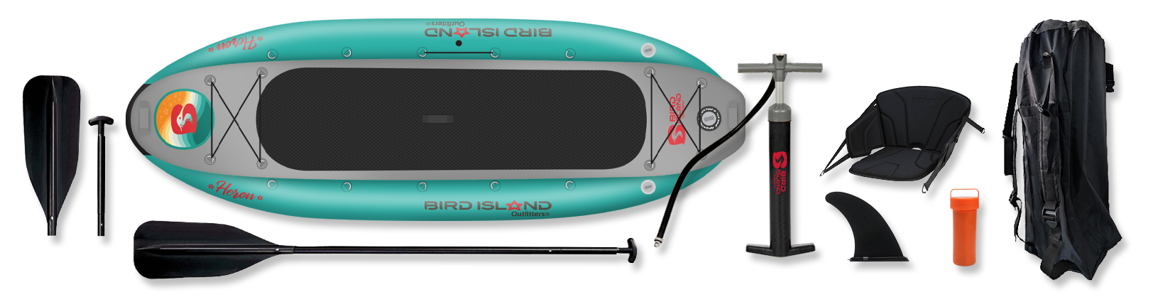 Inflatable Paddle Boards from Bird Island Outfitters Austin Texas