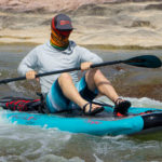 Bird Island Outfitters® HERON Inflatable SUP+KAYAK Hybrid Pontoon Paddle Board River Rapids