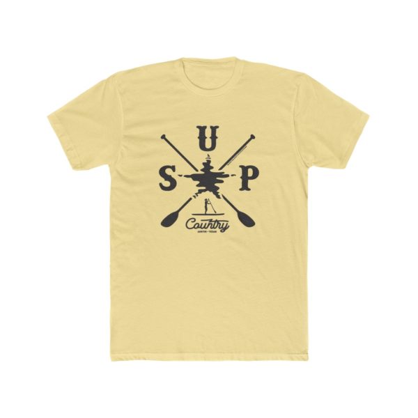 Men's SUP Country Paddling T-Shirt Design