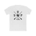 Men's SUP Country Paddling T-Shirt Design