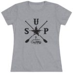 Women's SUP Country Paddling T-shirt Design