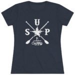 Women's SUP Country Paddling T-shirt Design