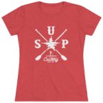 Women's SUP Country Paddling T-shirt Design