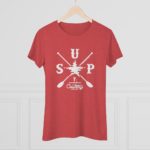 Women's SUP Country Paddling T-shirt Design