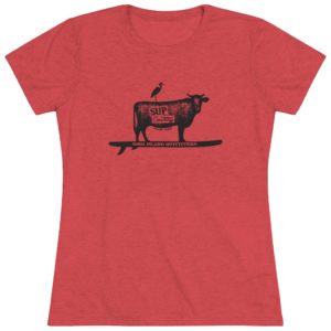 Women's SUP Country Paddling T-Shirt Design