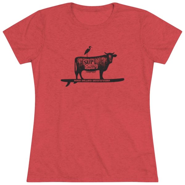 Women's SUP Country Paddling T-Shirt Design