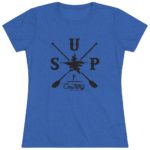 Women's SUP Country Paddling T-shirt Design