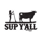 Bird Island Outfitters Ain't No Bull SUP Y'all Paddling T-shirt Design