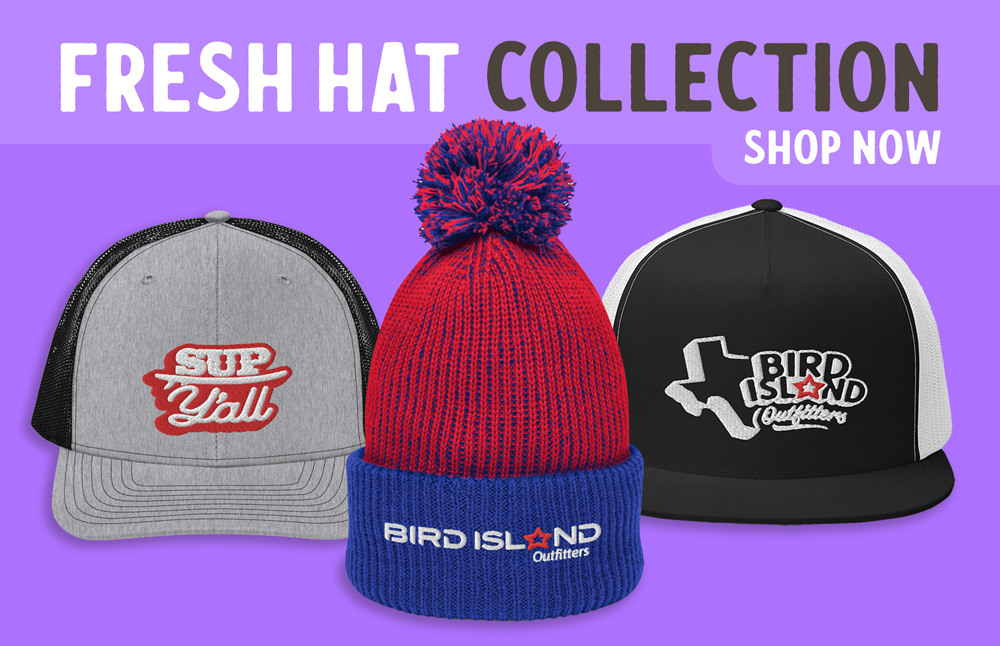 Fresh Hats Apparel Collection designed for Men and Women who love the outdoors, lakes, rivers, paddling and fishing.
