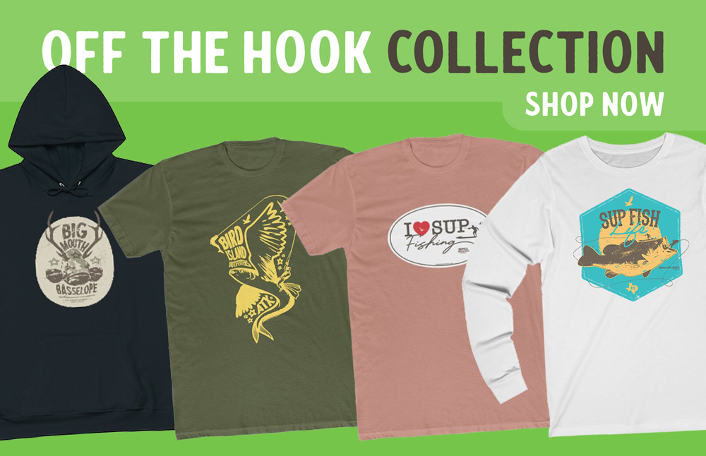 Off The Hook Apparel Collection is designed for men and women who love the outdoors, paddling and fishing.